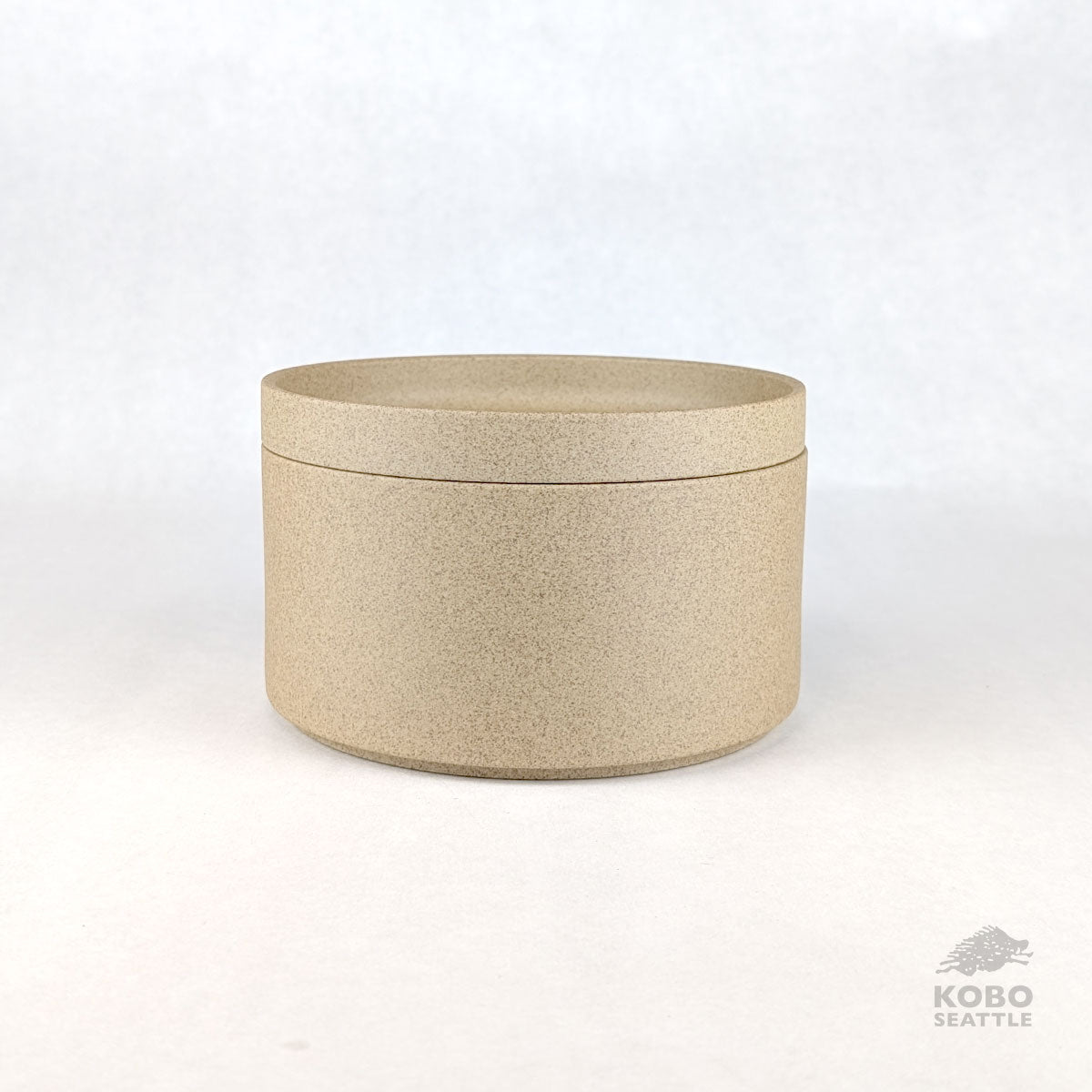 Hasami Tall Bowl & Lid/Plate Set - Small, Natural