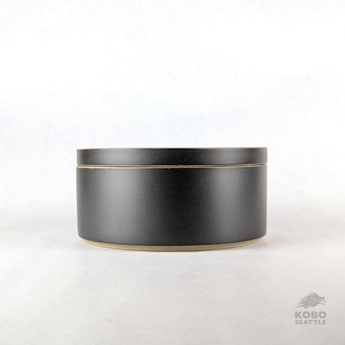 Hasami Tall Bowl & Lid/Plate Set - Large, Black