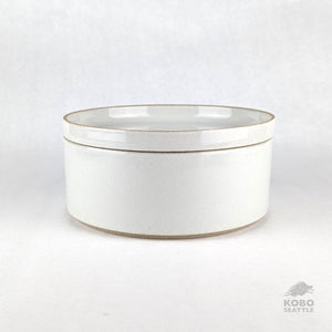 Hasami Tall Bowl & Lid/Plate Set - Large, Gloss Gray