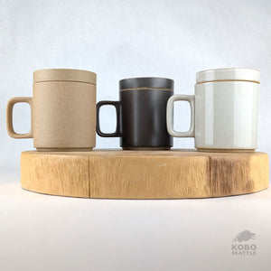 Hasami Mug & Lid/Plate Set - Natural