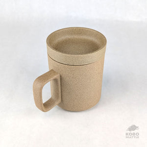 Hasami Mug & Lid/Plate Set - Natural