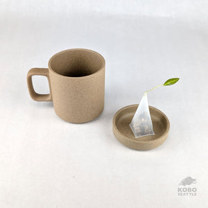 Hasami Mug & Lid/Plate Set - Natural