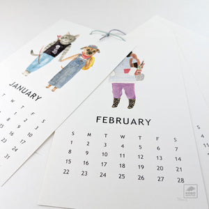 Travel Dogs Calendar by Mari Ichimasu