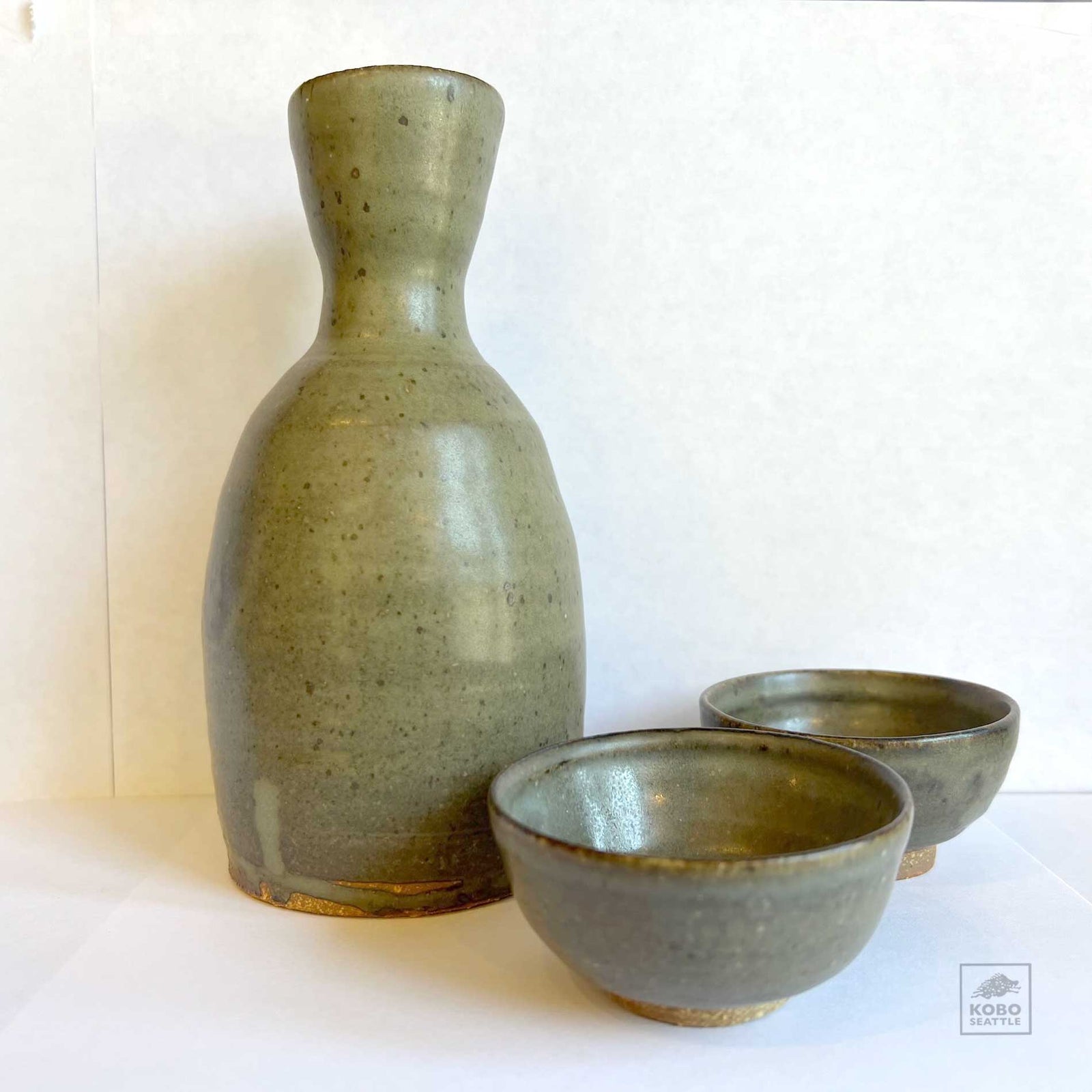 Sake Set - Pacific Green by Hadar Iron