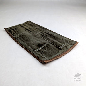 Stoneware Tray - Pacific Green by Hadar Iron