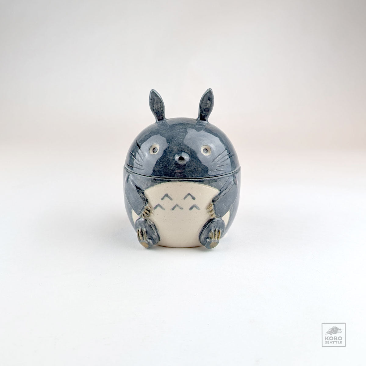 Ceramic Totoro Jar by Miky Ishida