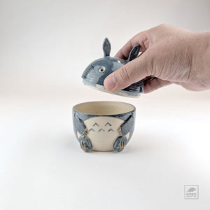 Ceramic Totoro Jar by Miky Ishida