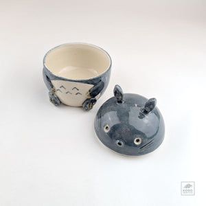 Ceramic Totoro Jar by Miky Ishida