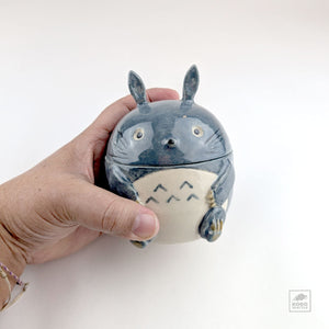Ceramic Totoro Jar by Miky Ishida