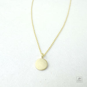 Round Tag Necklace