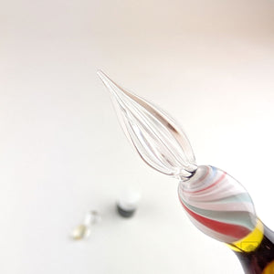 Handmade Glass Dip Pen - Golden