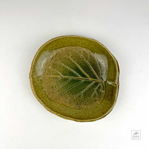 Green Leaf Plate 23 by Koichi Ichikawa