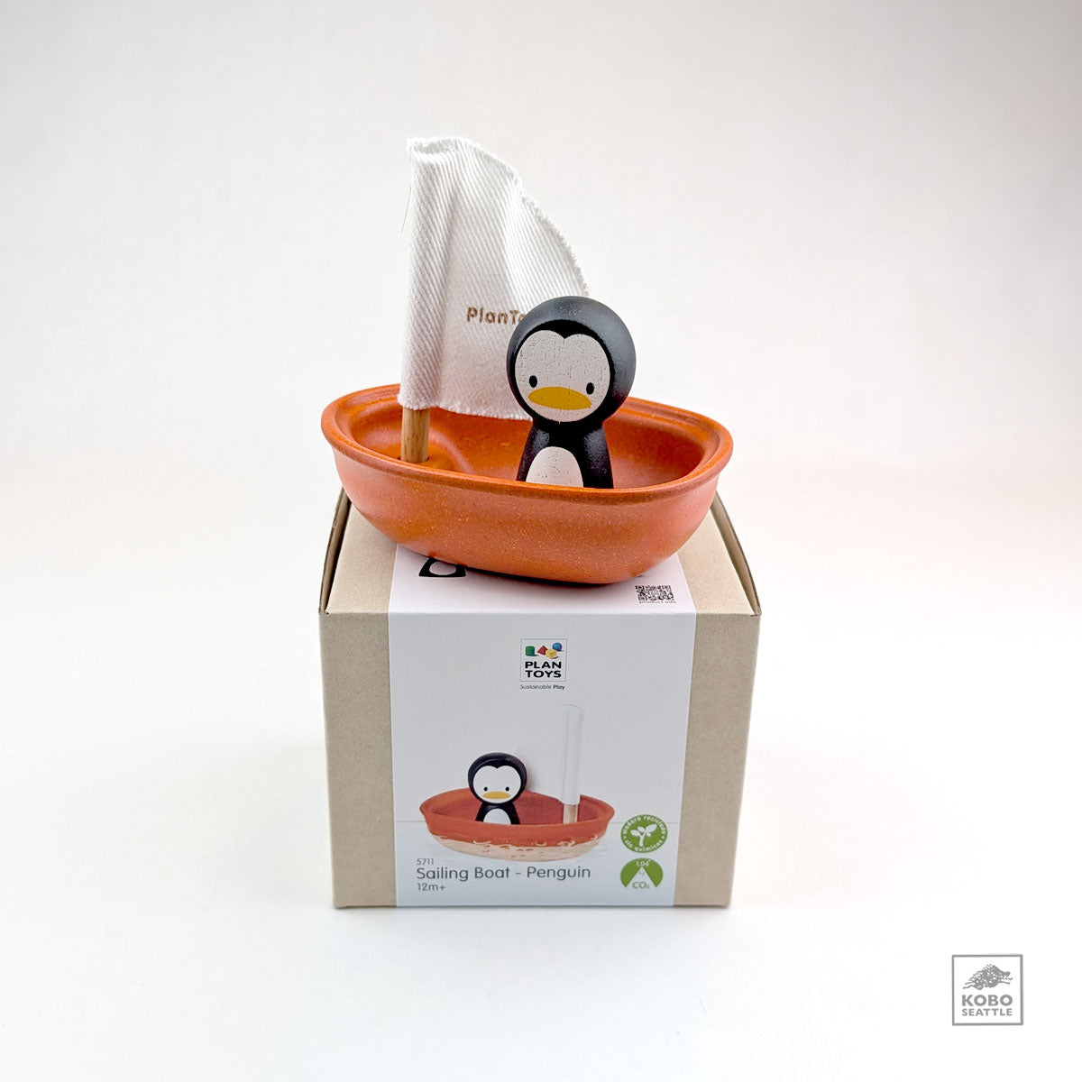 Sailing Boat Bath Toy with Penguin