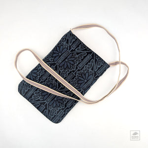 Kyoto Vintage Kimono Shoulder Bag - Blue