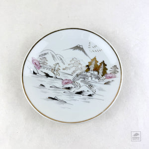 Vintage Kutani Porcelain Cup and Saucer Set