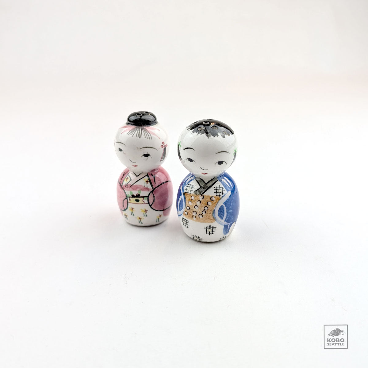 Vintage Kokeshi Salt & Pepper Shakers