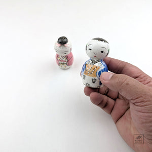 Vintage Kokeshi Salt & Pepper Shakers