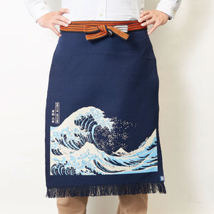 Hokusai's Wave Apron