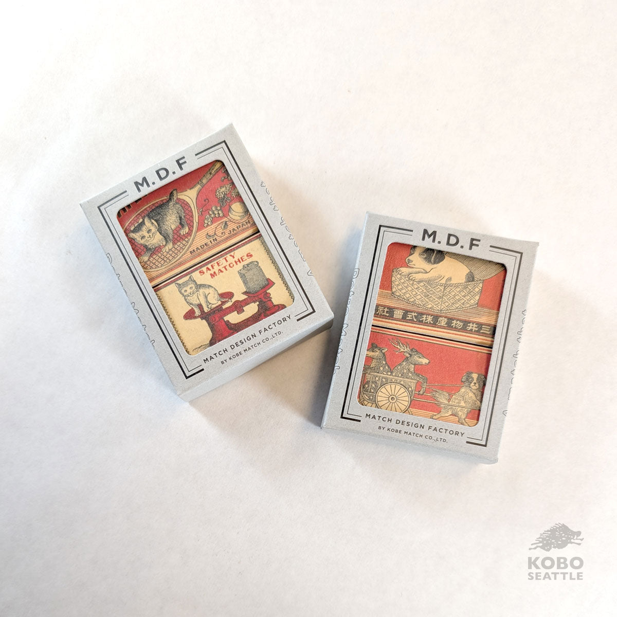 Japanese Match Box Set - Dogs & Cats - KoboSeattle