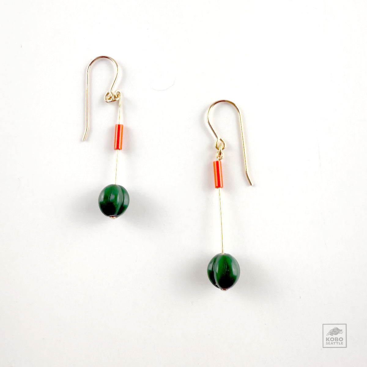 Melon Ball Drop Earrings