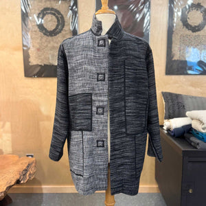 Mieko Mintz Woven Ikat & Kantha Men’s Jacket 01