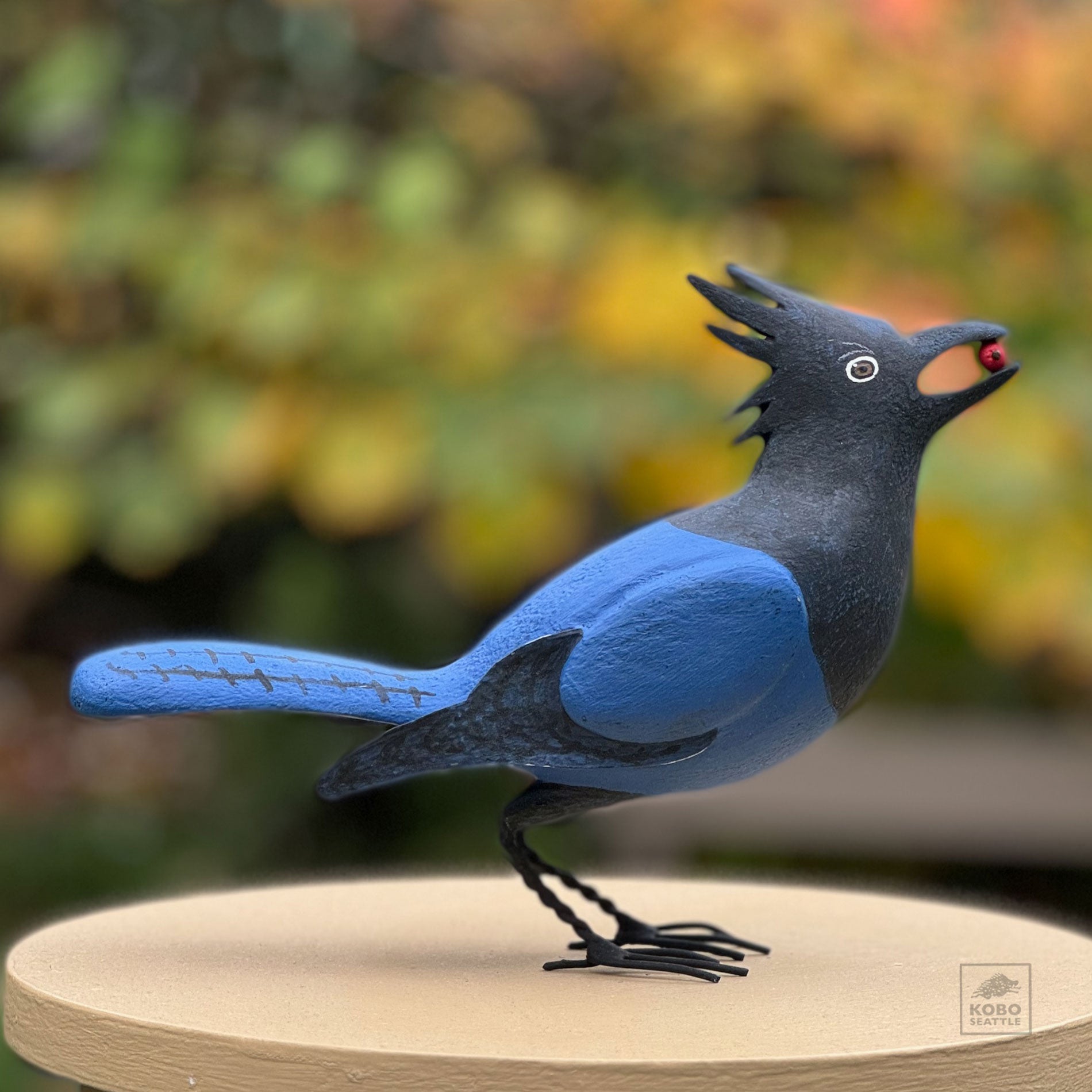 Steller's Jay's Offering by Michael Zitka