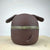 Ceramic Brown Dog Jar by Miky Ishida