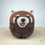 Ceramic Red Panda Jar by Miky Ishida
