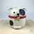 Ceramic White Dog Jar by Miky Ishida