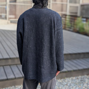 Reversible Sun Dye Kantha Simple Men's Jacket from Mieko Mintz
