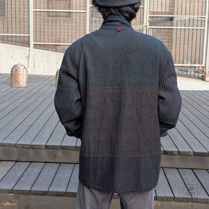 Reversible Sun Dye Kantha Simple Men's Jacket from Mieko Mintz