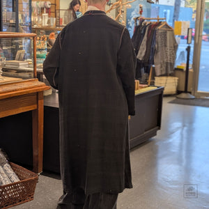 Cotton Silk Patch Kantha Kaftan Coat from Mieko Mintz