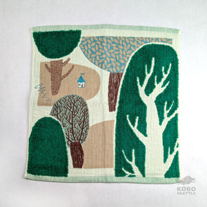 Morita Small Gauze and Pile Towel - Blue Roof House