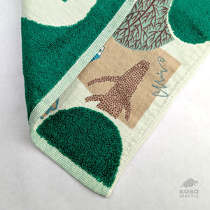 Morita Small Gauze and Pile Towel - Blue Roof House