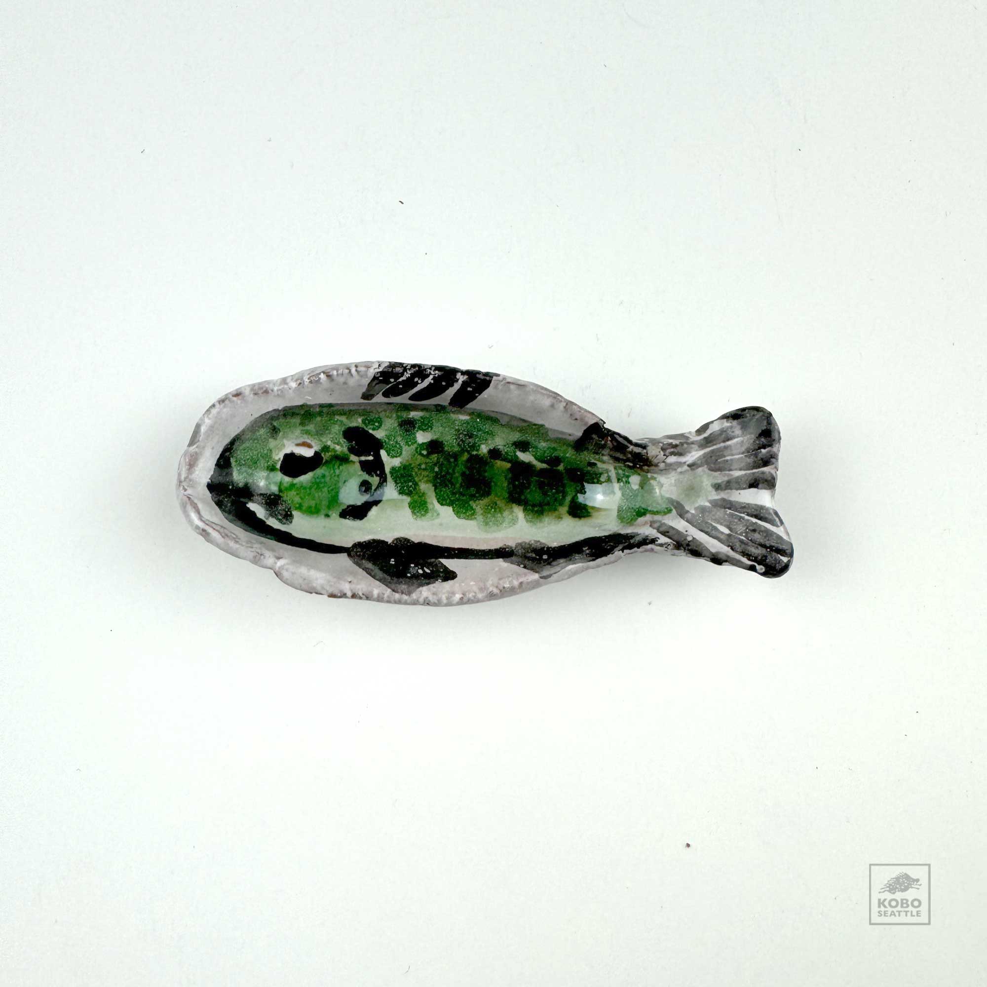 Fish Small Plate 155 by Aaron Murray