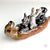 Cat, Rabbit, and Dog in Otter Canoe by Aaron Murray