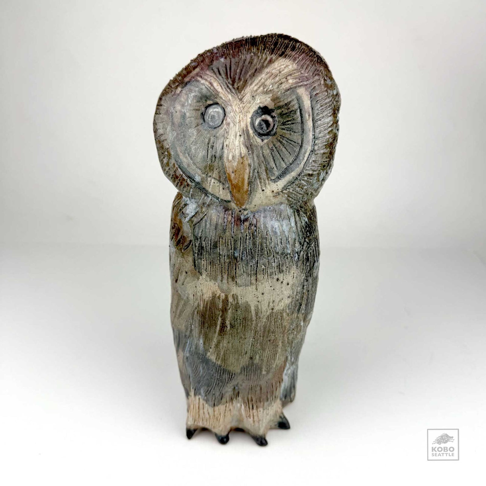 Brown Owl Sculpture 75 by Aaron Murray