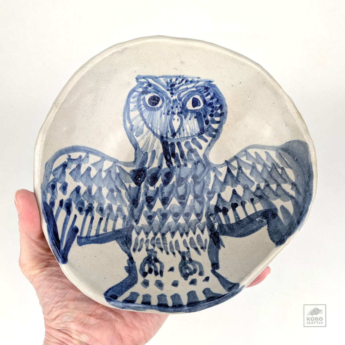 Blue Owl Plate 02 by Aaron Murray