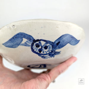 Blue Owl Plate 02 by Aaron Murray
