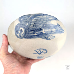 Blue Owl Dish 03 by Aaron Murray