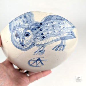 Blue Owl Dish 03 by Aaron Murray