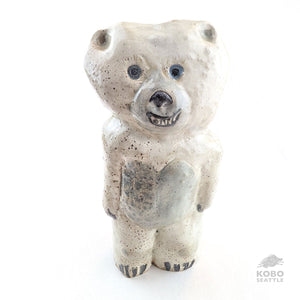 Aaron Murray - Tall Bear Sculpture (white)