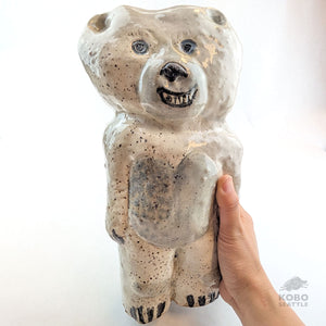 Aaron Murray - Tall Bear Sculpture (white)