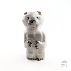 Aaron Murray - Bear Sculpture (White)