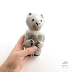 Aaron Murray - Bear Sculpture (White)