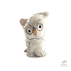 Aaron Murray - Owl Sculpture (White)