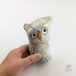 Aaron Murray - Owl Sculpture (White)