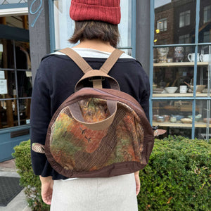 Kimono Backpack 08 - Rainbow and Brown