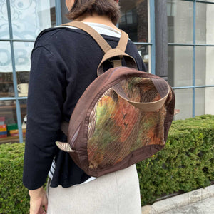 Kimono Backpack 08 - Rainbow and Brown