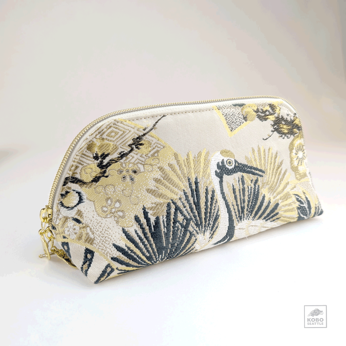 Vintage Obi Zippered Pouch